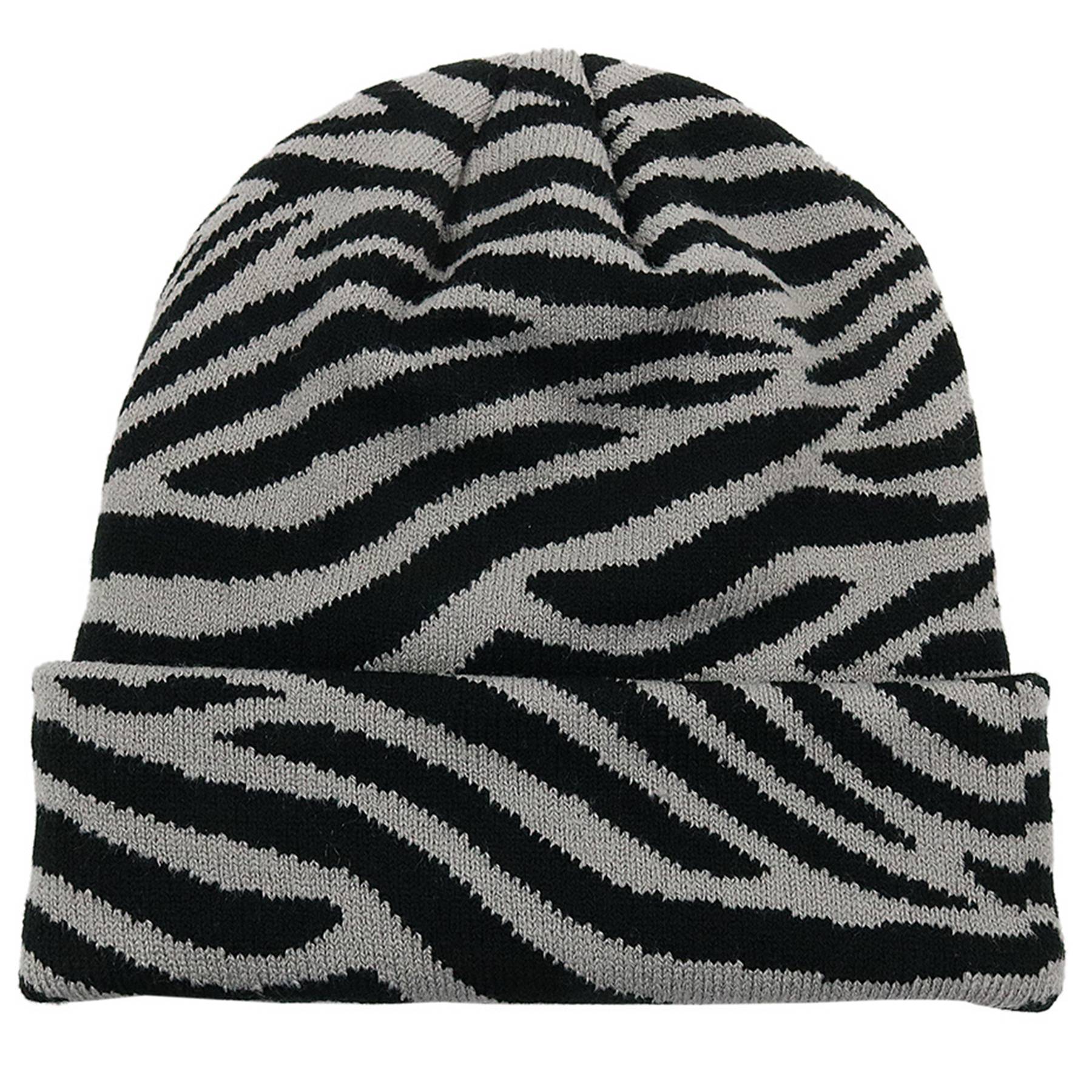 Spotted Knit Cap Cow Stripes Beanie 10