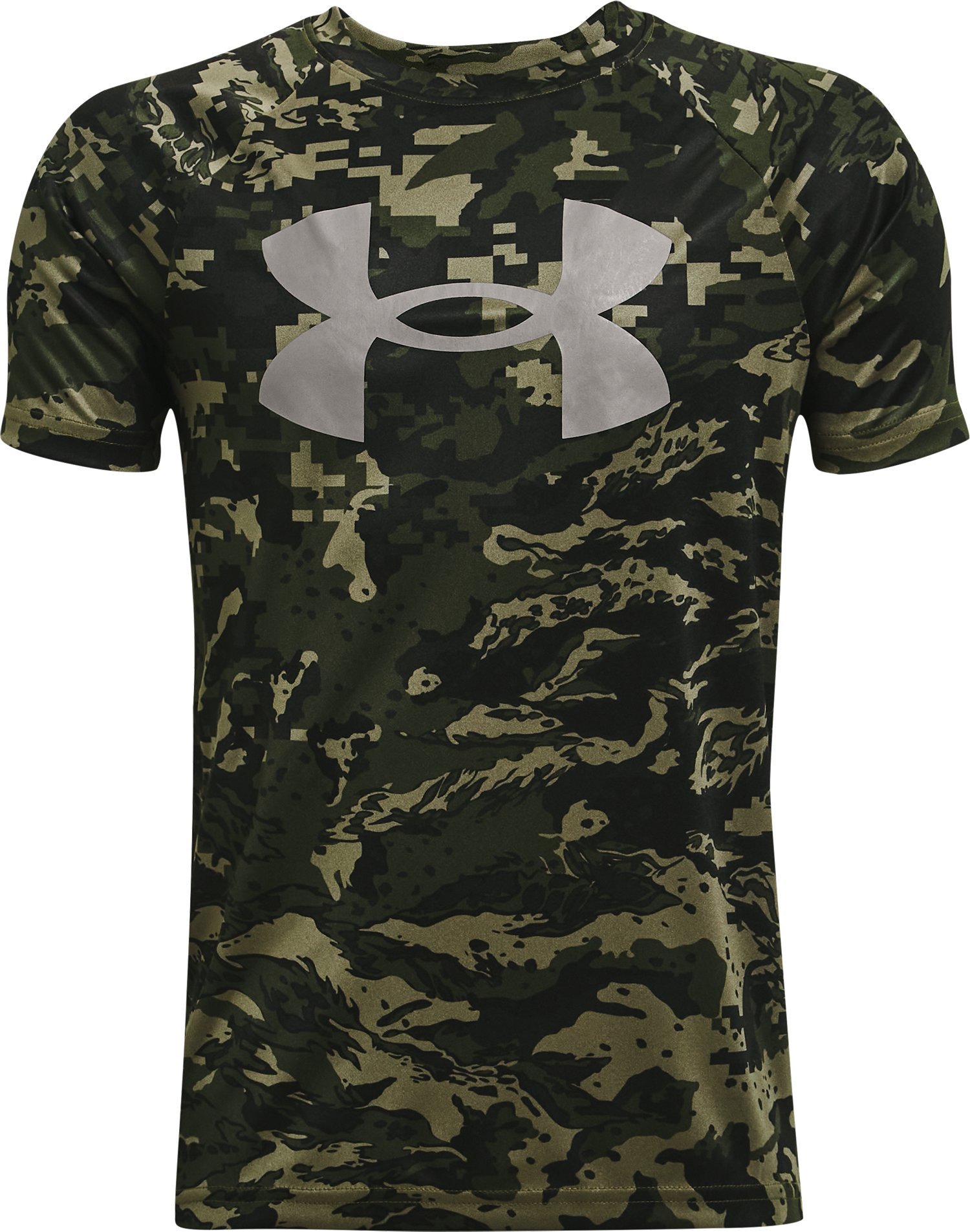 UA Tech Big Logo Printed Boys' Short Sleeve 11