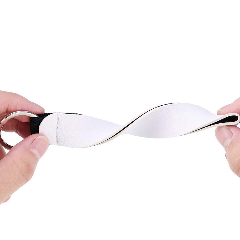 Fashionable Diving Material White Keychain 4