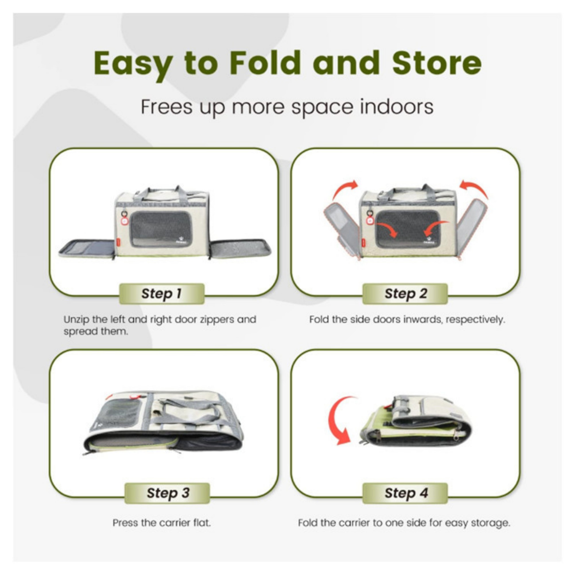 Foldable Expandable Pet Carrier 4