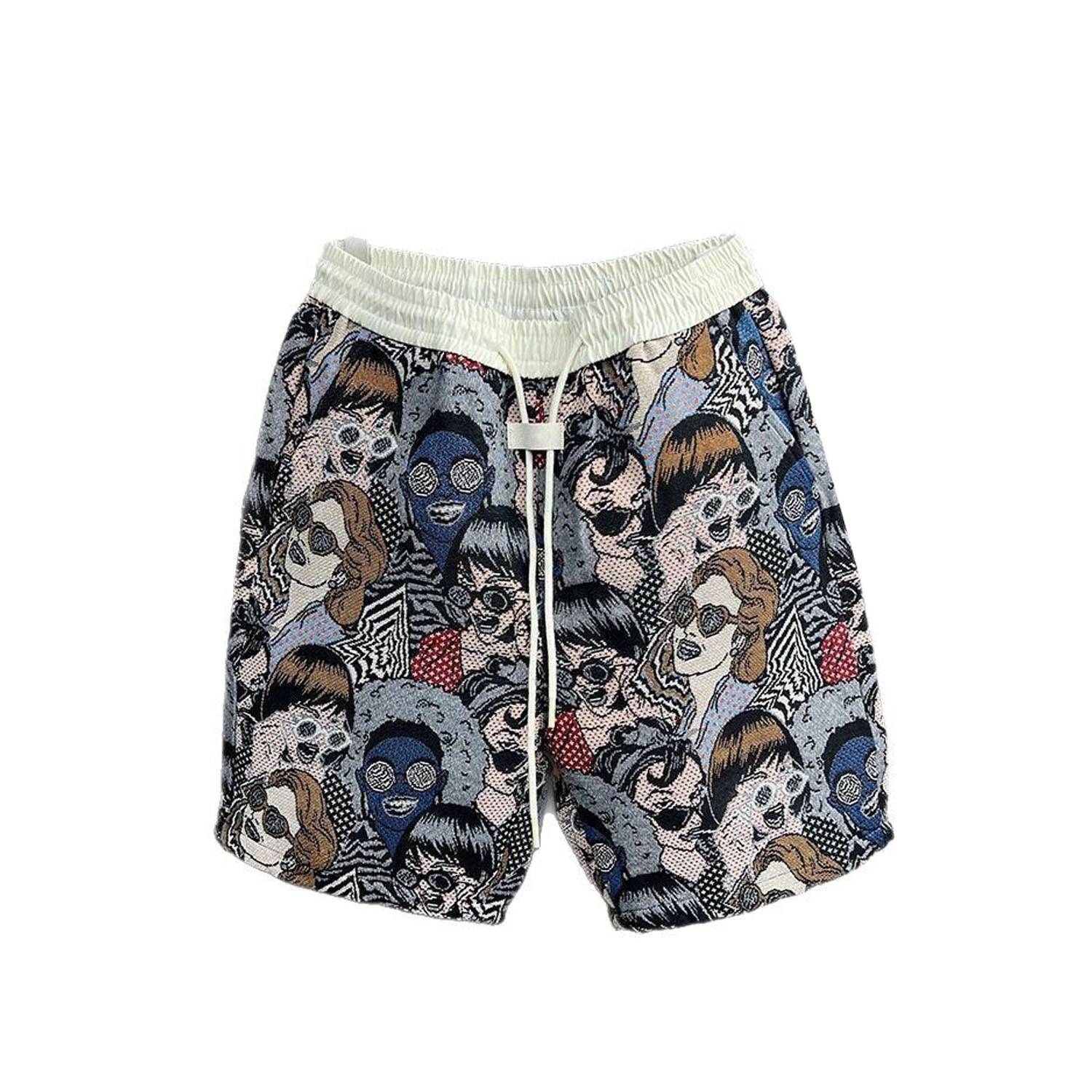 Summer Breathable Polyester Relaxed Elastic Shorts 3