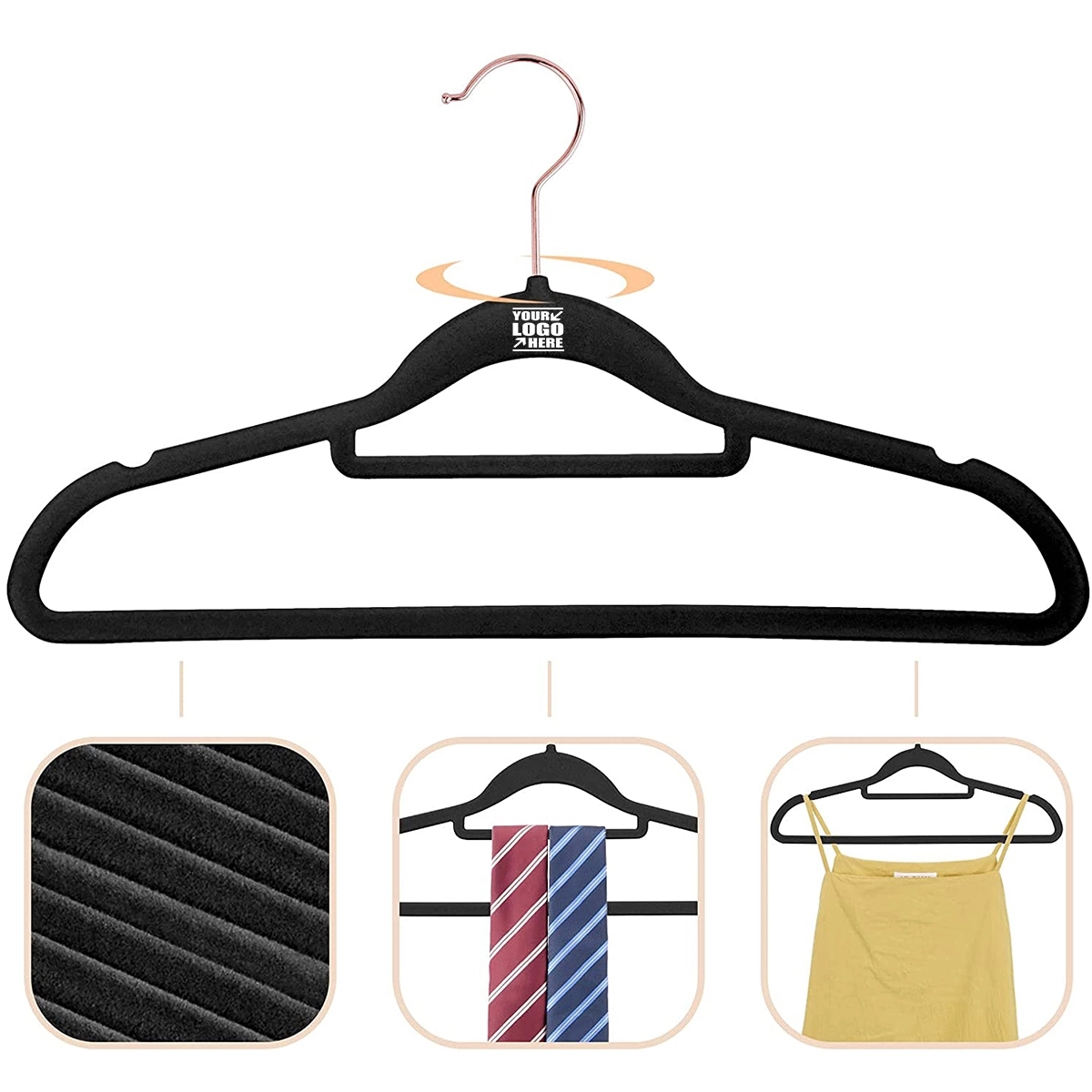 Non-Slip Velvet Clothes Hangers 2