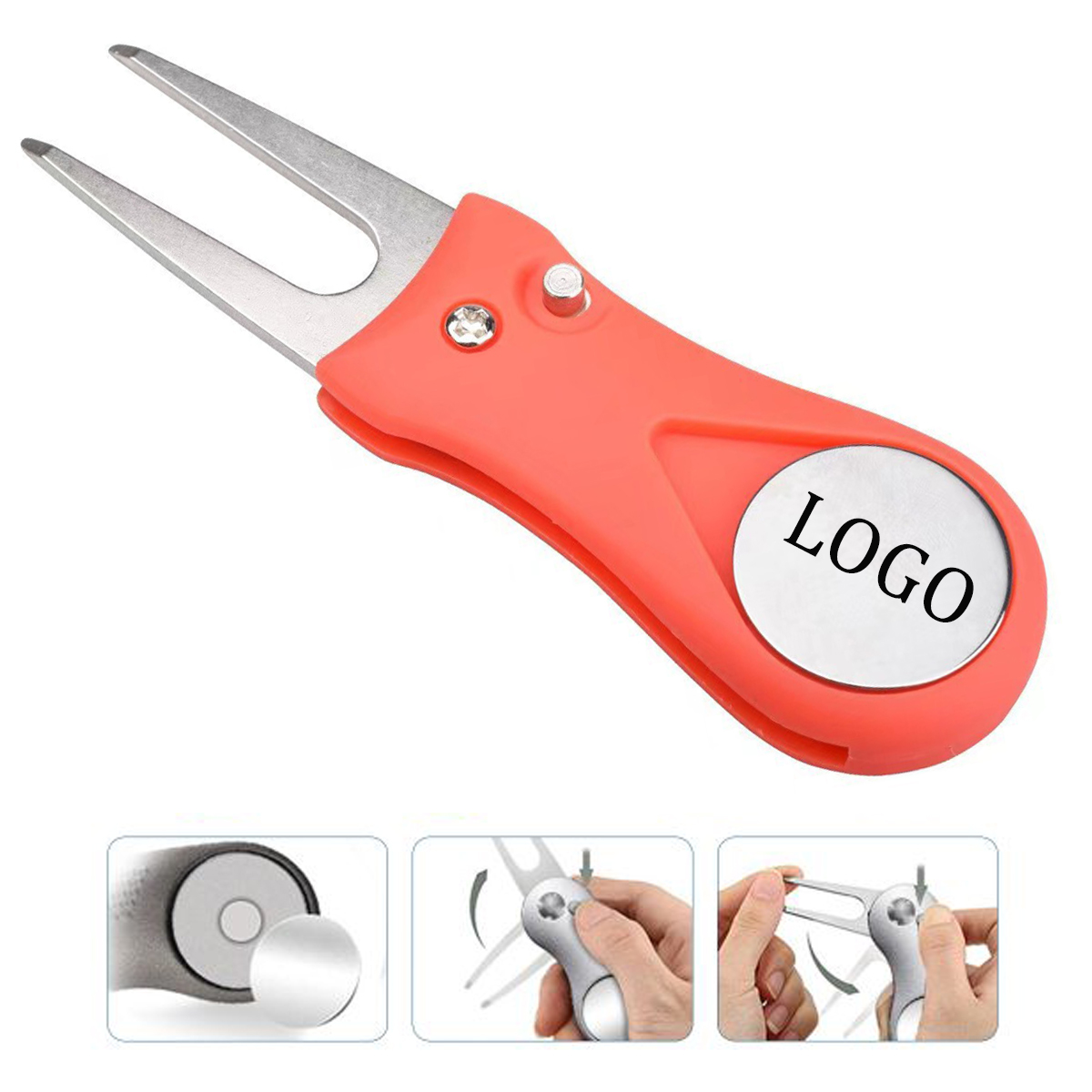 Foldable Golf Divot Tool 1