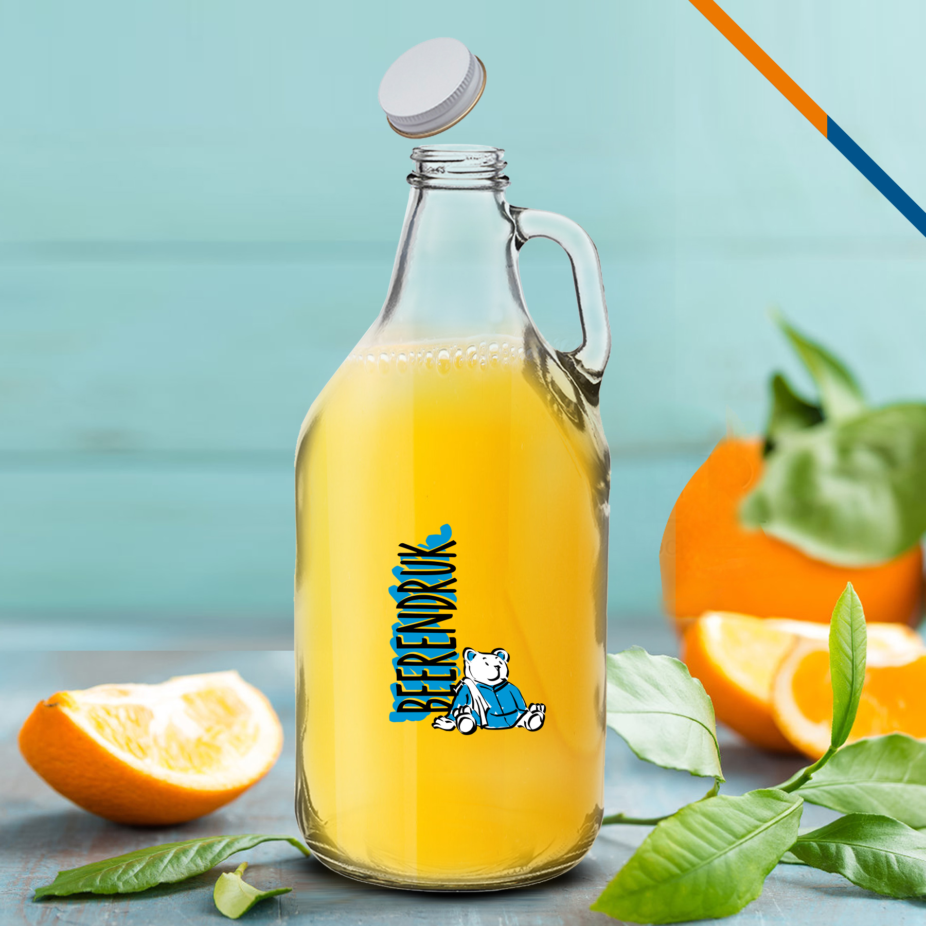 Olin Clear Glass Beer Growlers 5