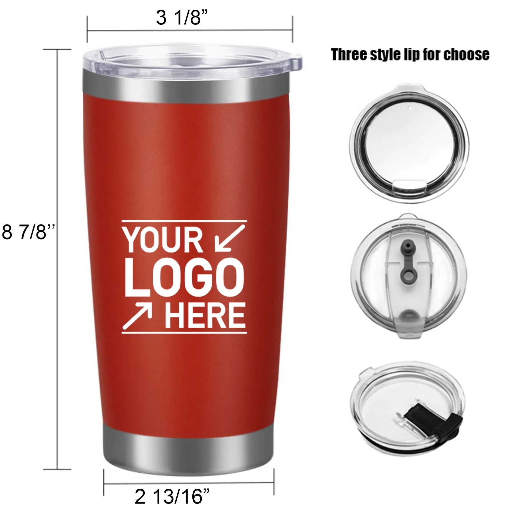 20oz Stainless Steel Double-wall Tumbler 9