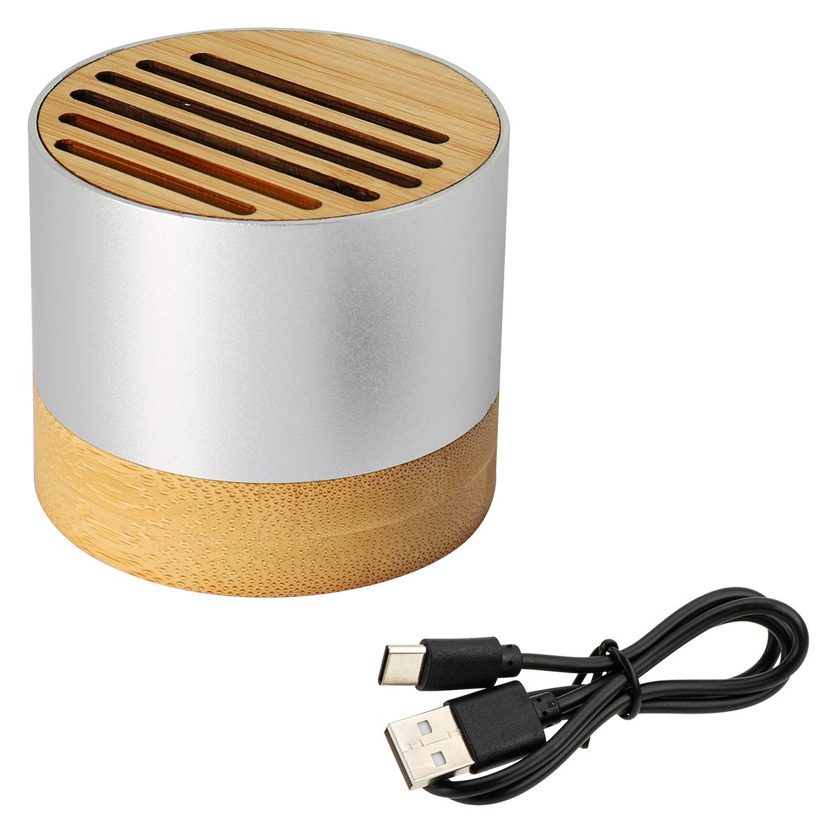 EcoSound Bamboo/Recycled Aluminum Wireless Speaker 2