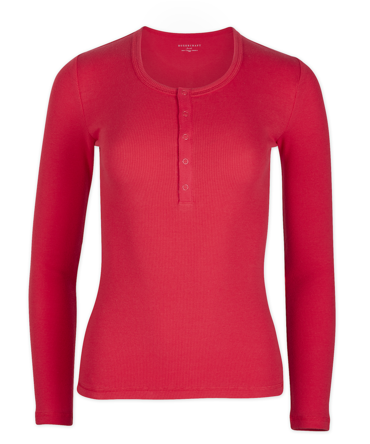 BOXERCRAFT HARPER RIB HENLEY 15