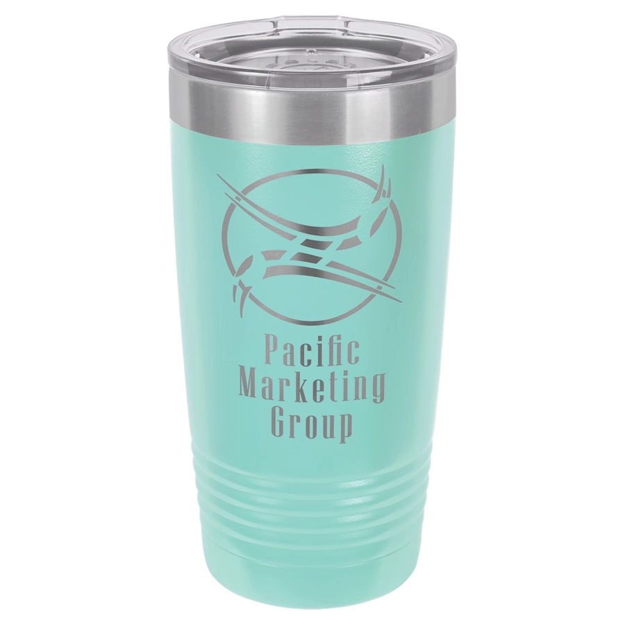 20 Oz. Maroon Red Vacuum Insulated Tumbler w/Clear Lid 6