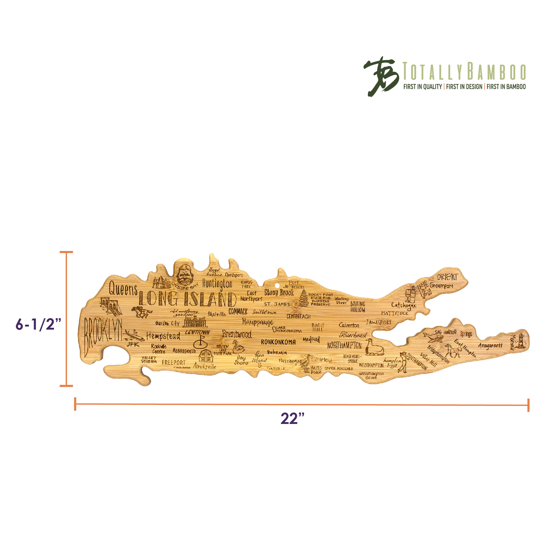Destination Long Island Cutting & Serving Board 8