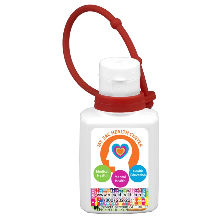 "SunFun L Connect" 1.0 oz Broad Spectrum SPF30 Sunscreen Lotion in Solid White Flip-Top Squeeze Bot 5