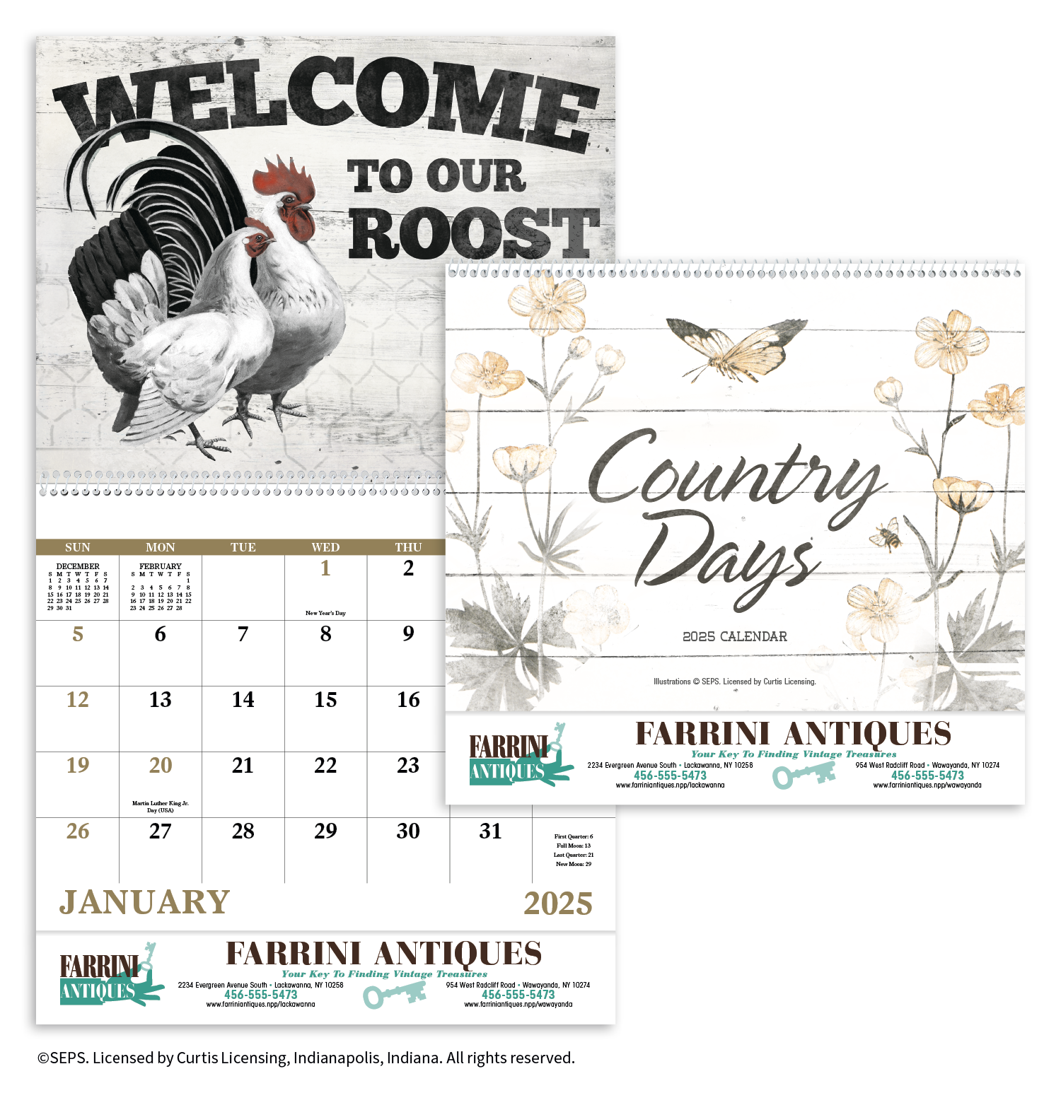 Good Value™ Country Days - Spiral Calendar 18