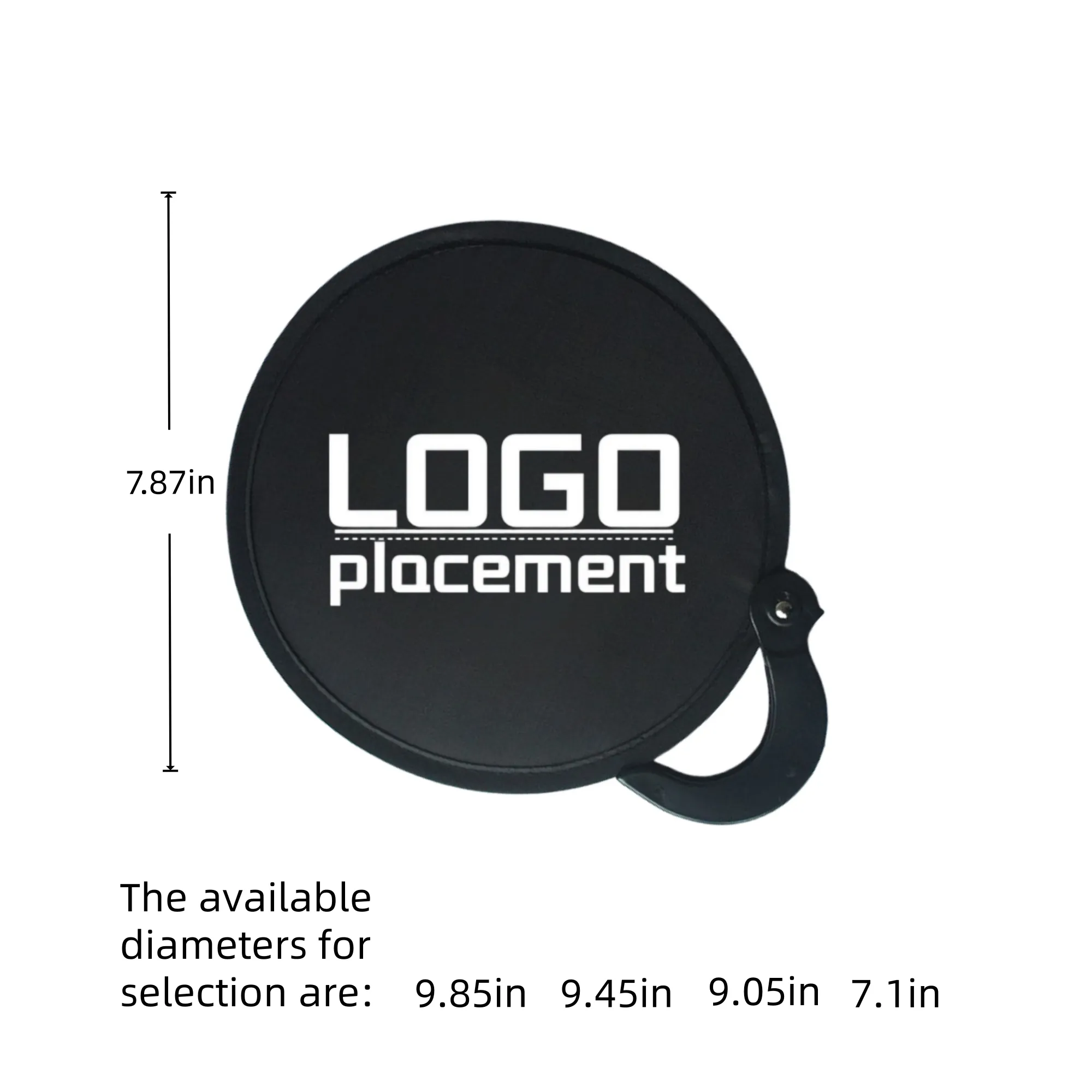 Foldable Frisbee Portable Advertising Fan 3