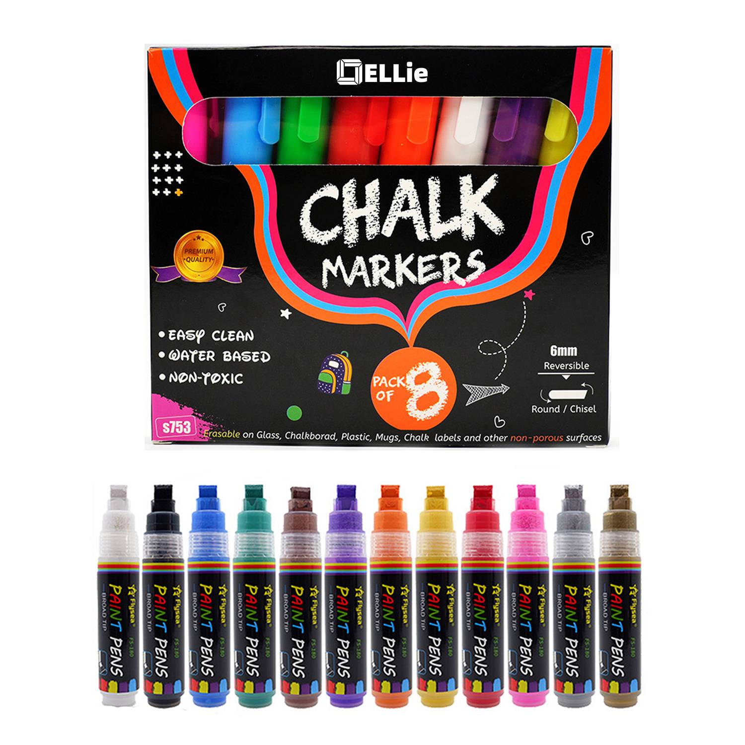 Bold Liquid Chalk Markers Set 2