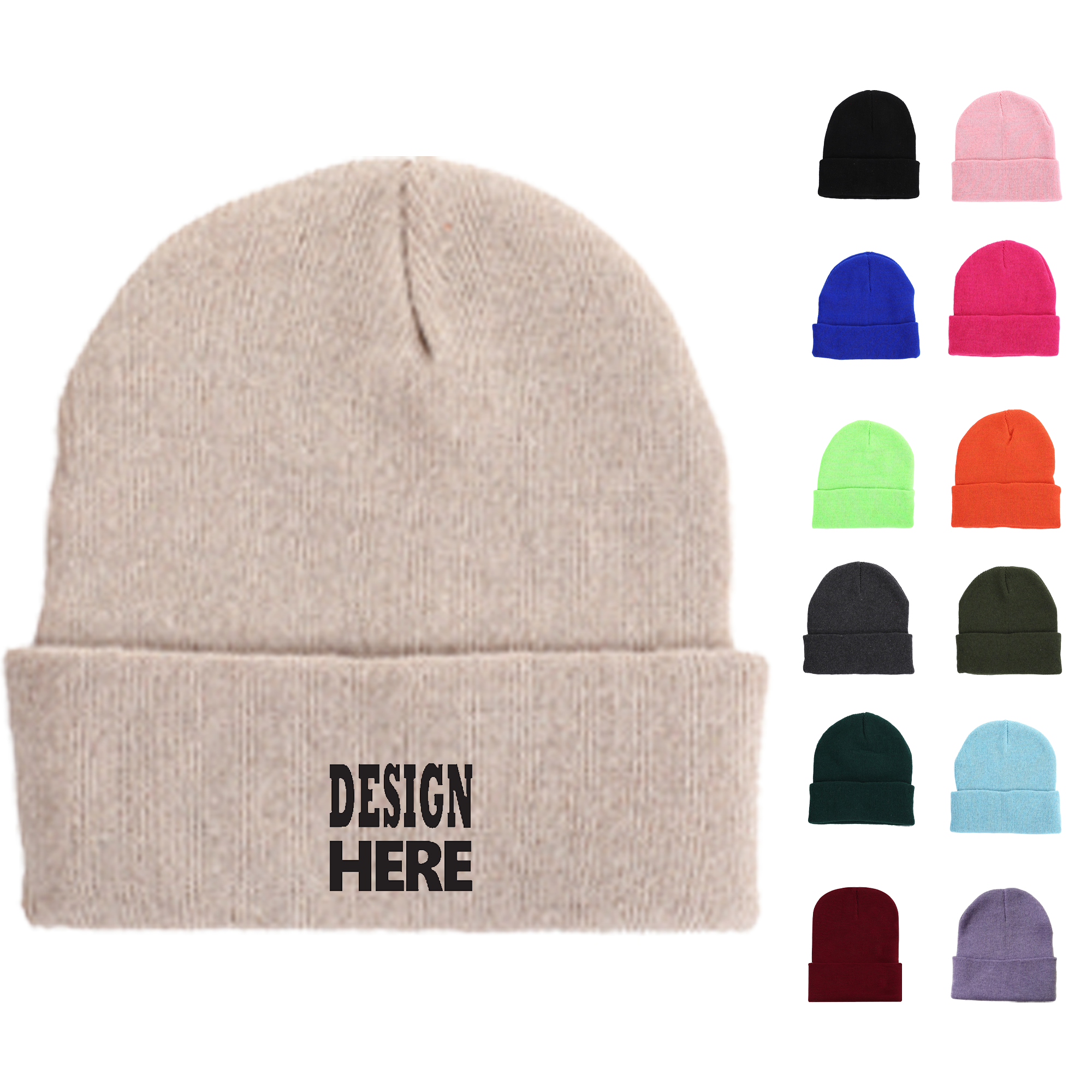 Classic Solid Knit Beanie 4
