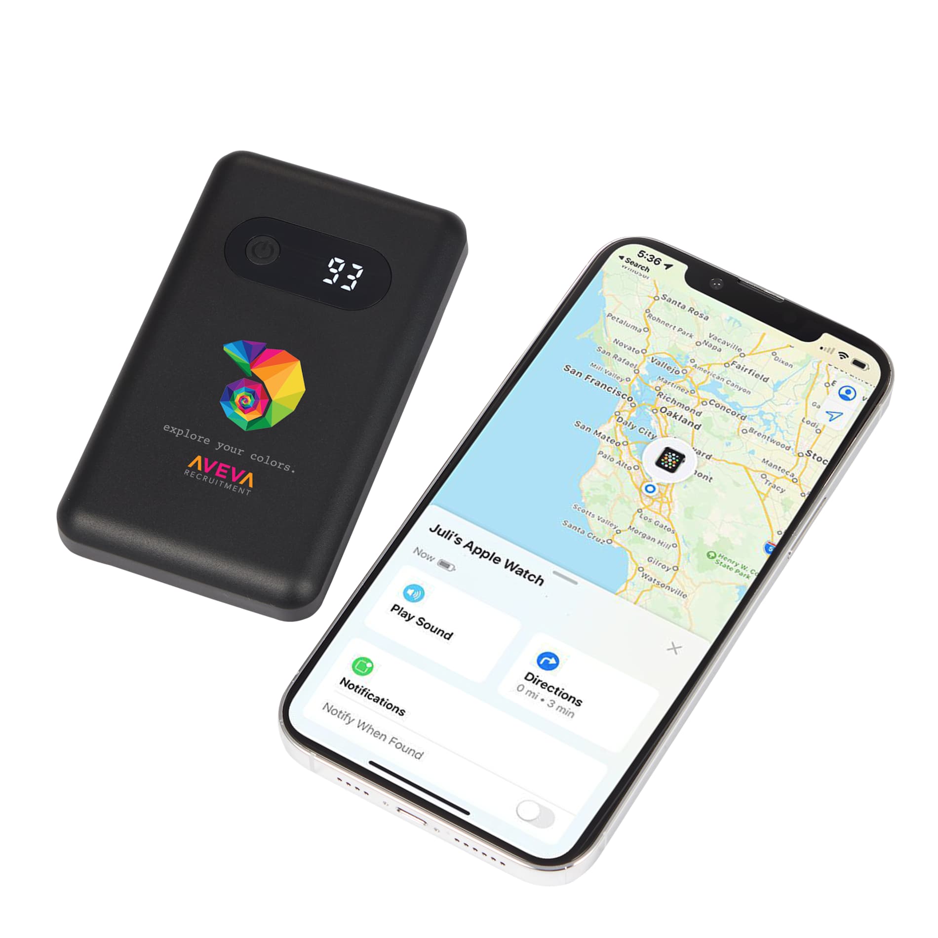 Find My 5000 mAh 18W PD Power Bank/Digital Display 124