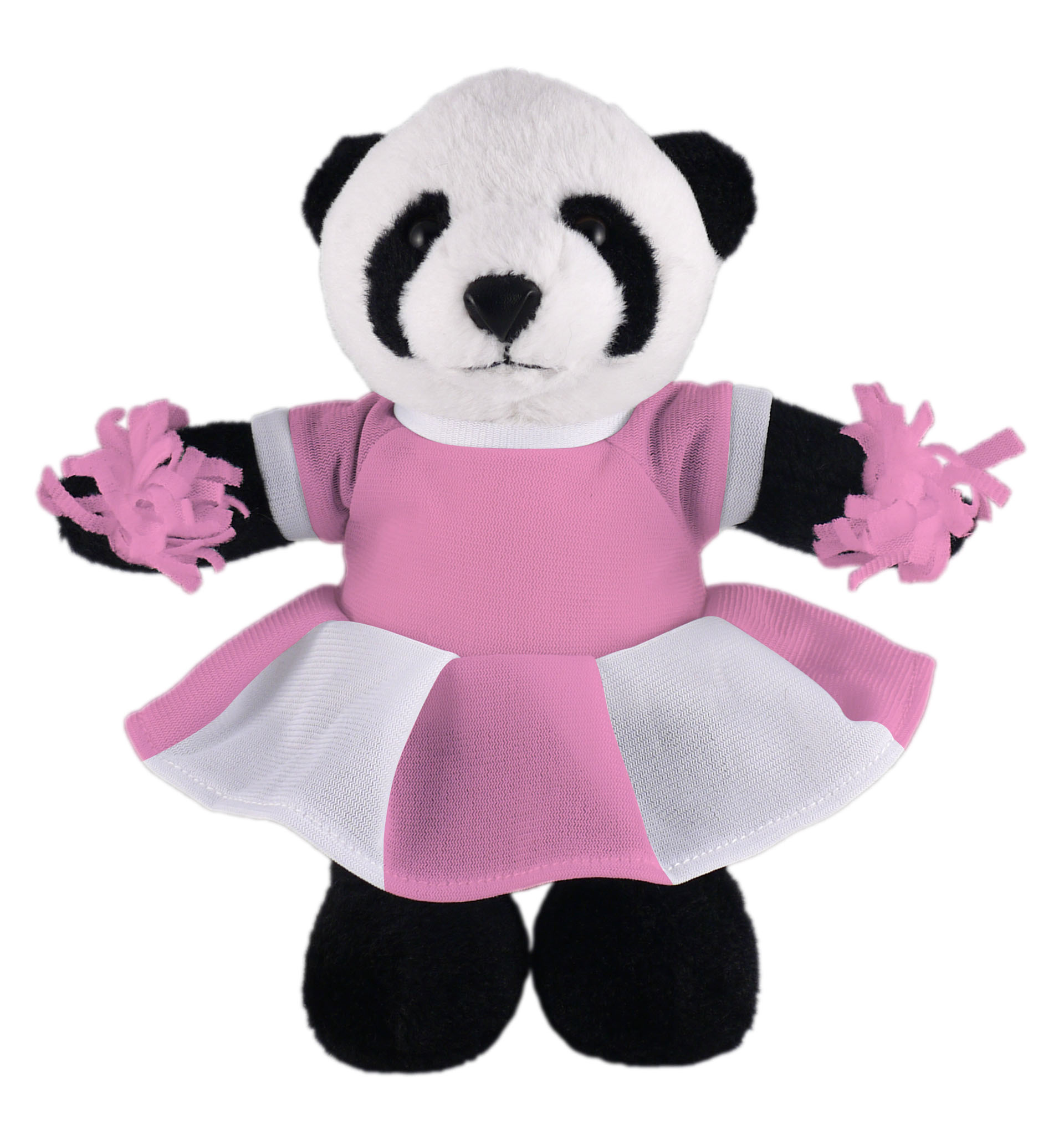 Soft Plush Stuffed Panda with Cheerleader Outfit