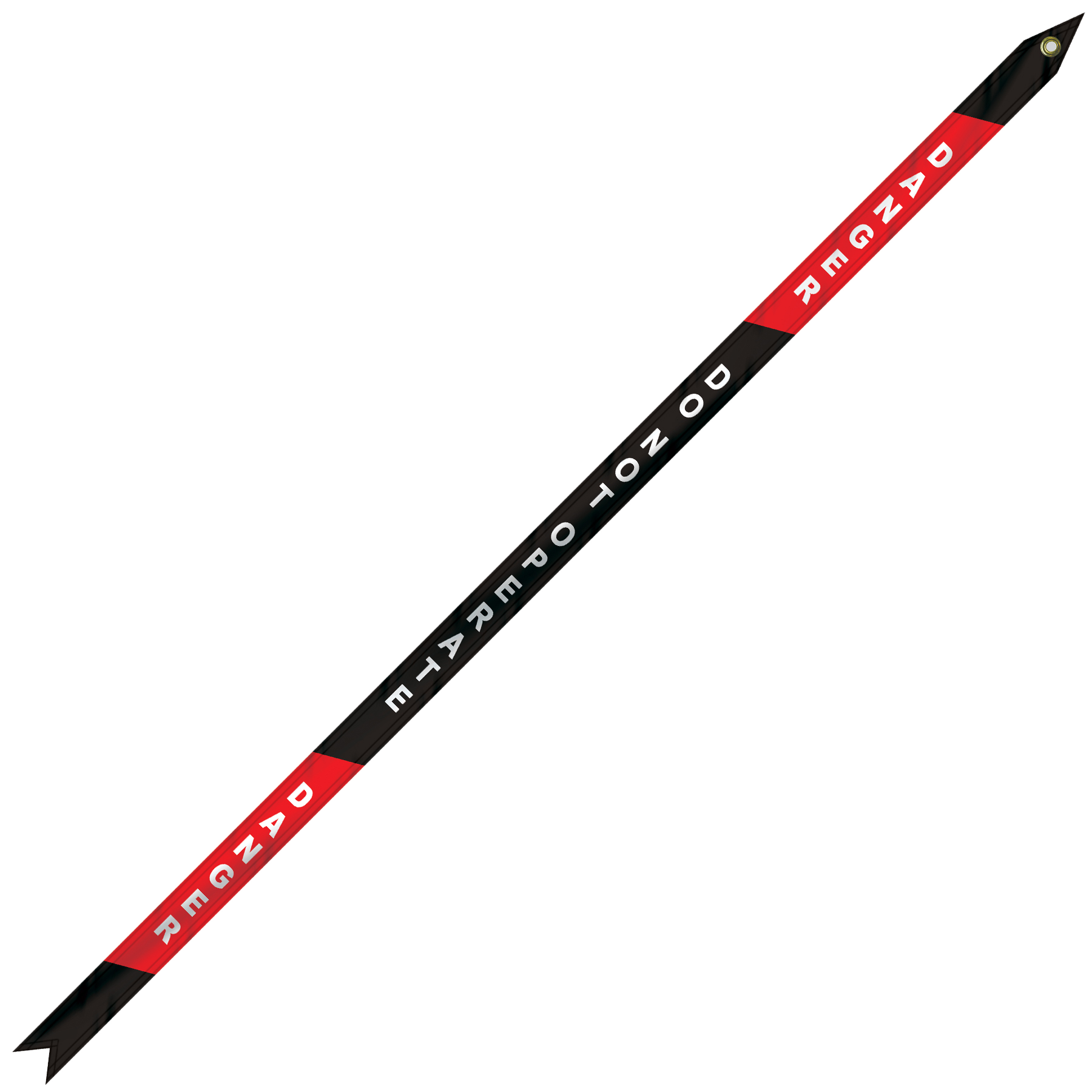 1 1/2" x 48" Custom Printed Nylon Streamer 4