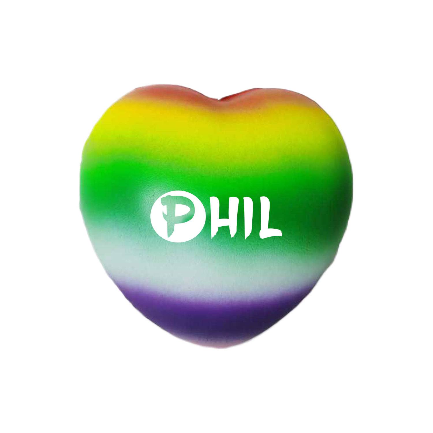 Rainbow Sweet Heart Stress Reliever Toy 1
