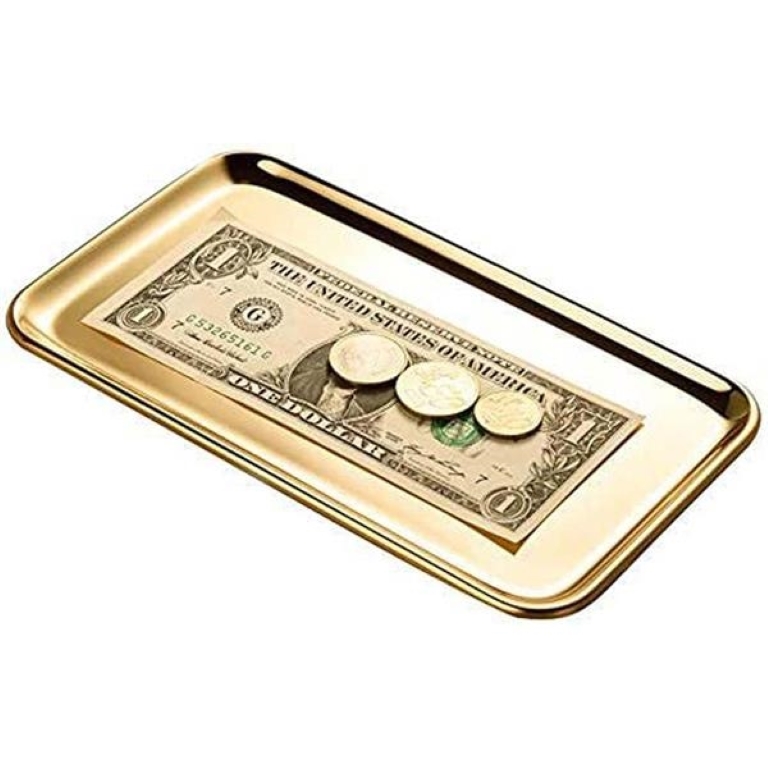 8" x 4.6" Metal Rolling Tray 3