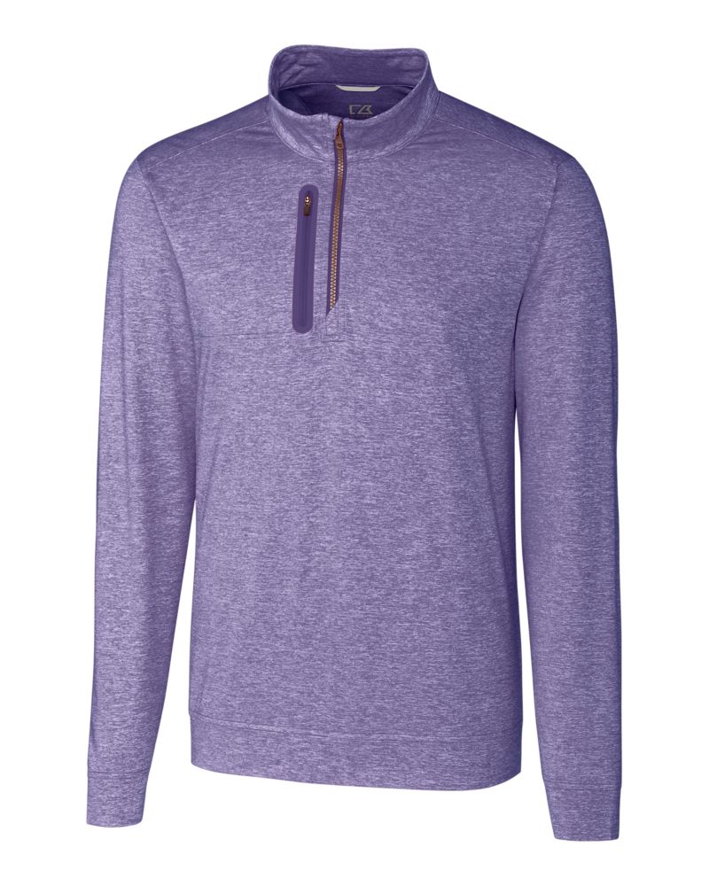 Cutter & Buck Stealth Heathered Mens Quarter Zip 20
