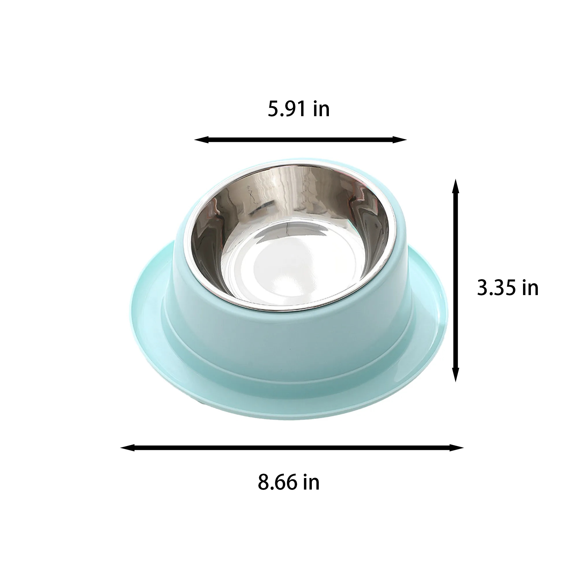 Tilted Anti-Ant Top Hat Shaped Pet Bowl 2