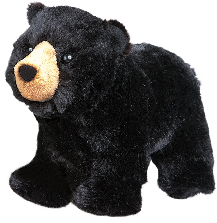 Morley Black Bear Stuffed Animal 2