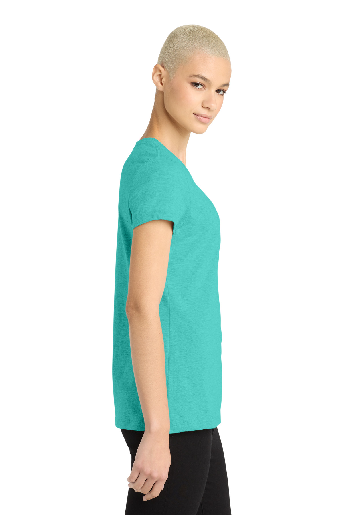 District Women's Perfect Blend CVC Tee. DM108L 57