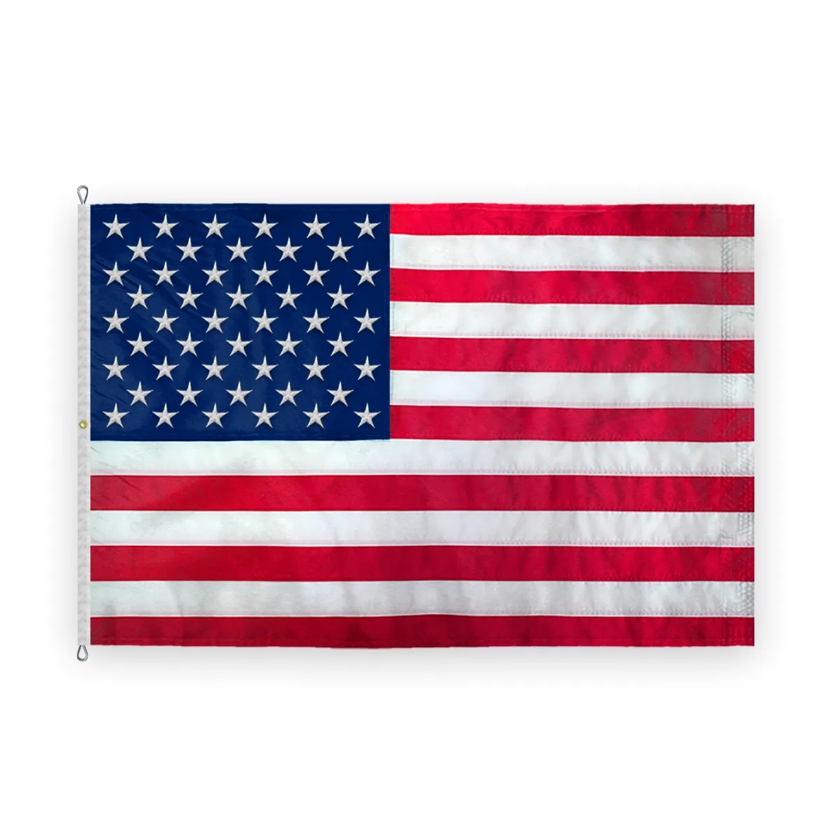 USA Embroidered Flag 8' x 12' to 40' x 76' 1