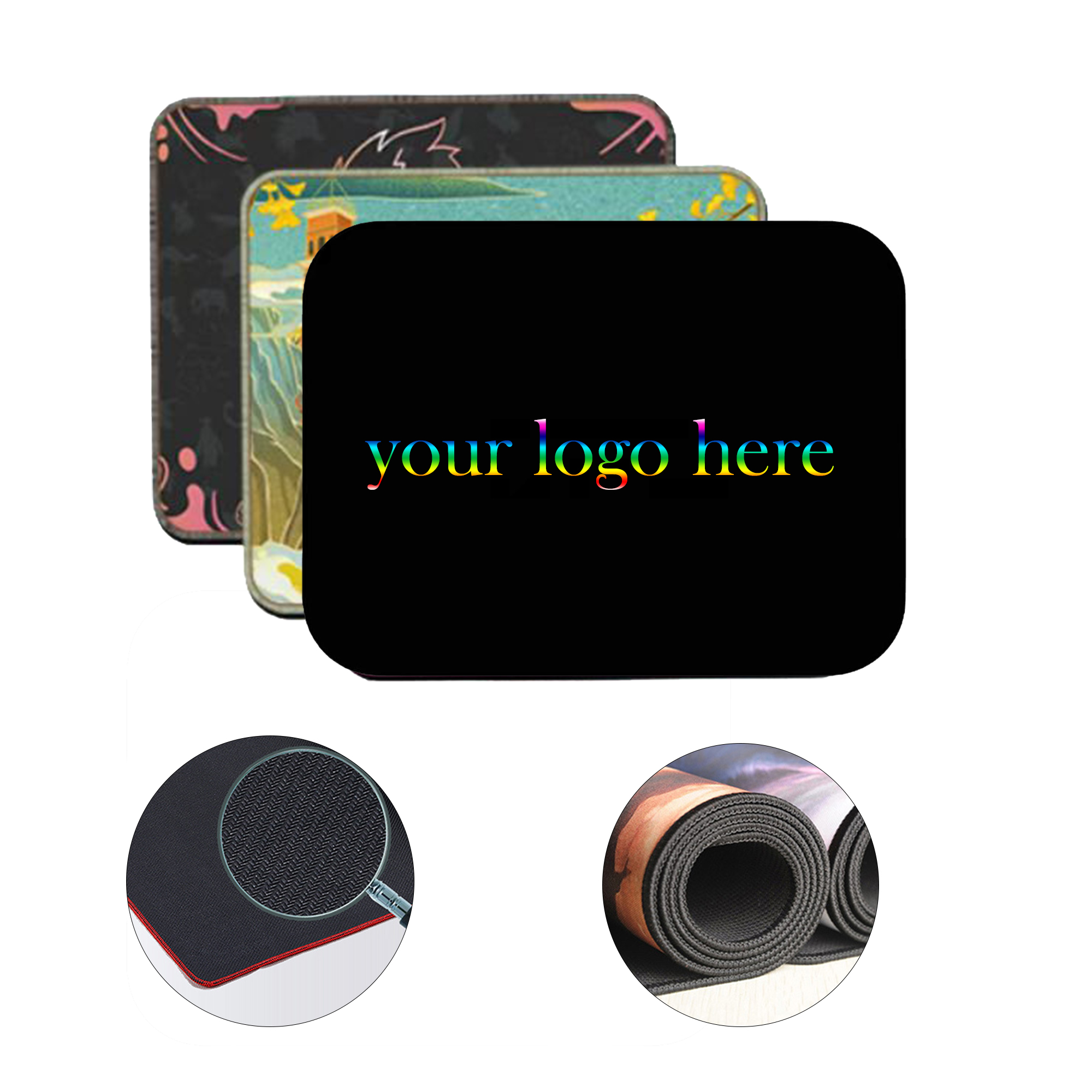 MOQ:50pcs Custom Mouse Pad 1