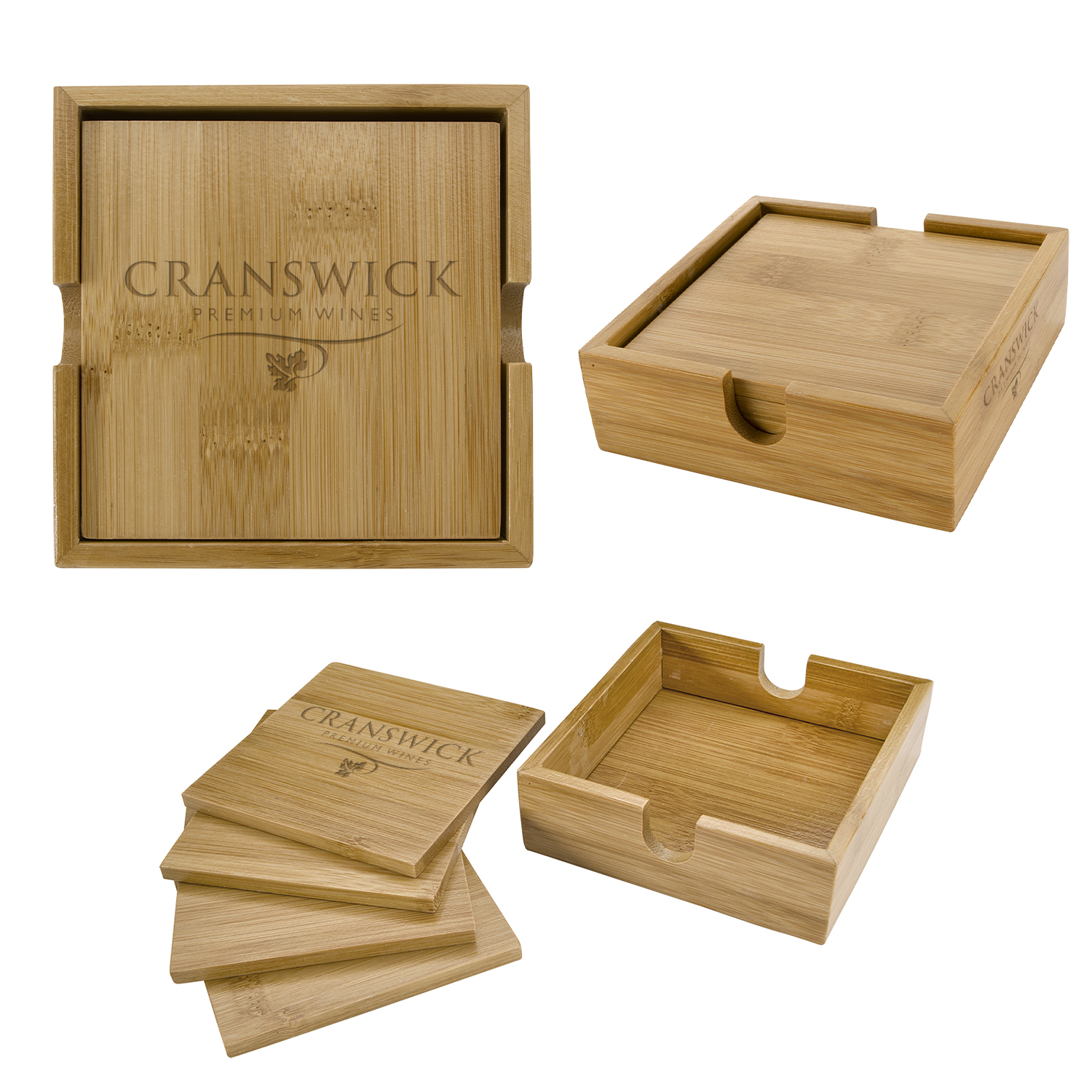 Bamboo Coaster Set 1