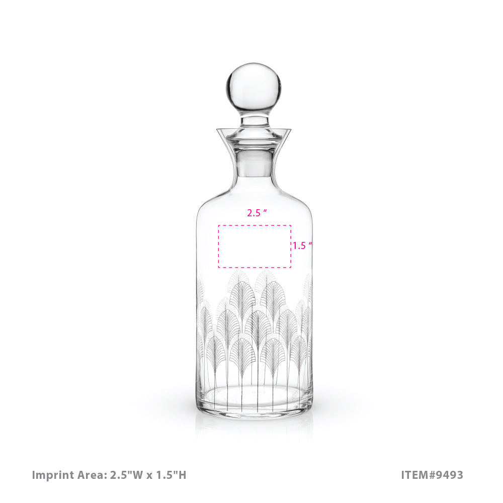 Viski® Deco Liquor Decanter 2
