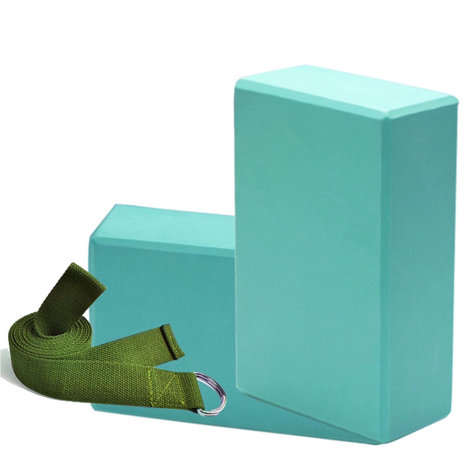 2 Yoga Bricks W/ Belt 5