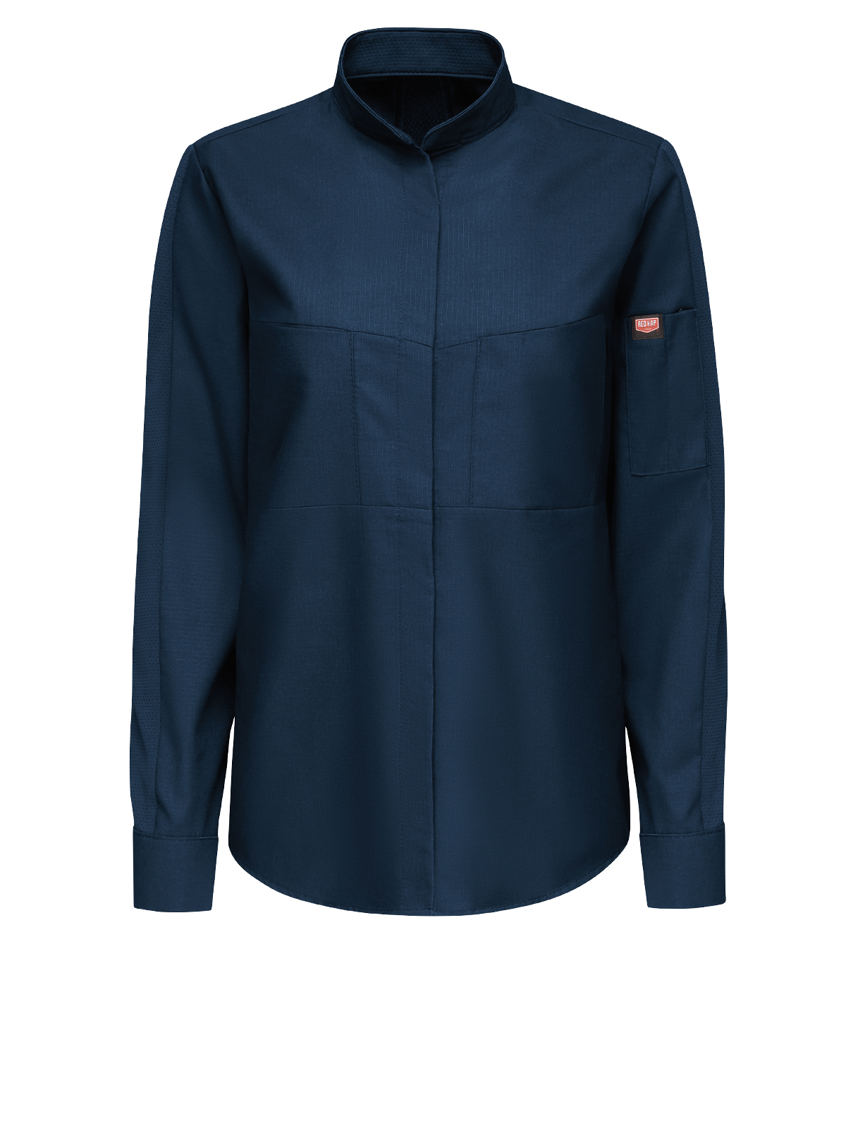 Red Kap Shirts - Women's Long Sleeve Performance Pro+ Work Shirt with OilBlok + Mimix™ 3