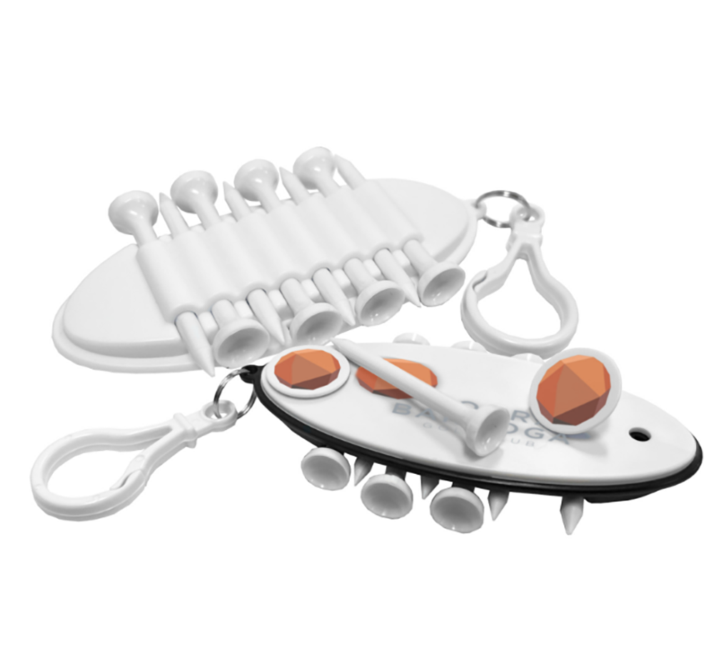 10 Piece Golf Tee Set Keychain 2