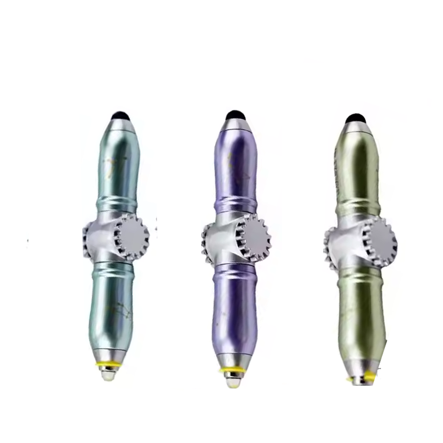 Beautiful AND USFUL LED Fidget Spinner Touch Pen 3