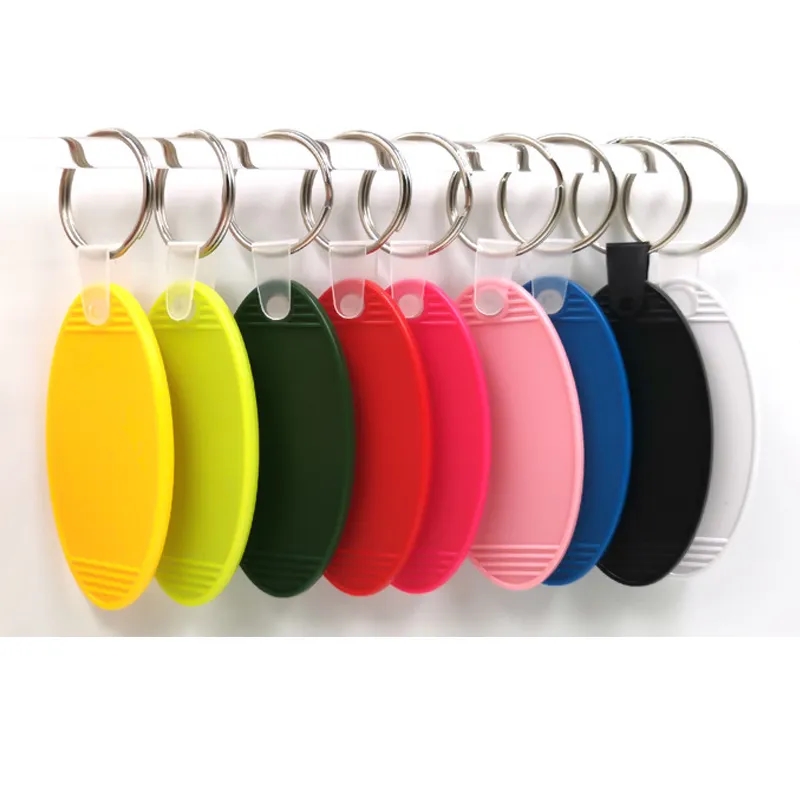 Oval Plastic Hotel Key Tags 3