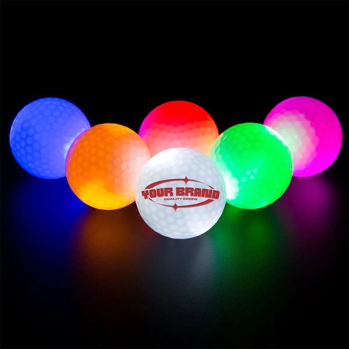 Super Bright Light-Up LED Battery Night Golf Ball 1