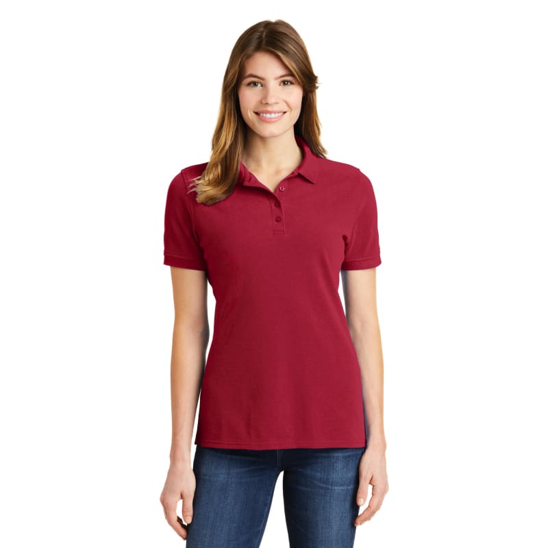 Port & Company Ladies Combed Ring Spun Pique Polo. 41