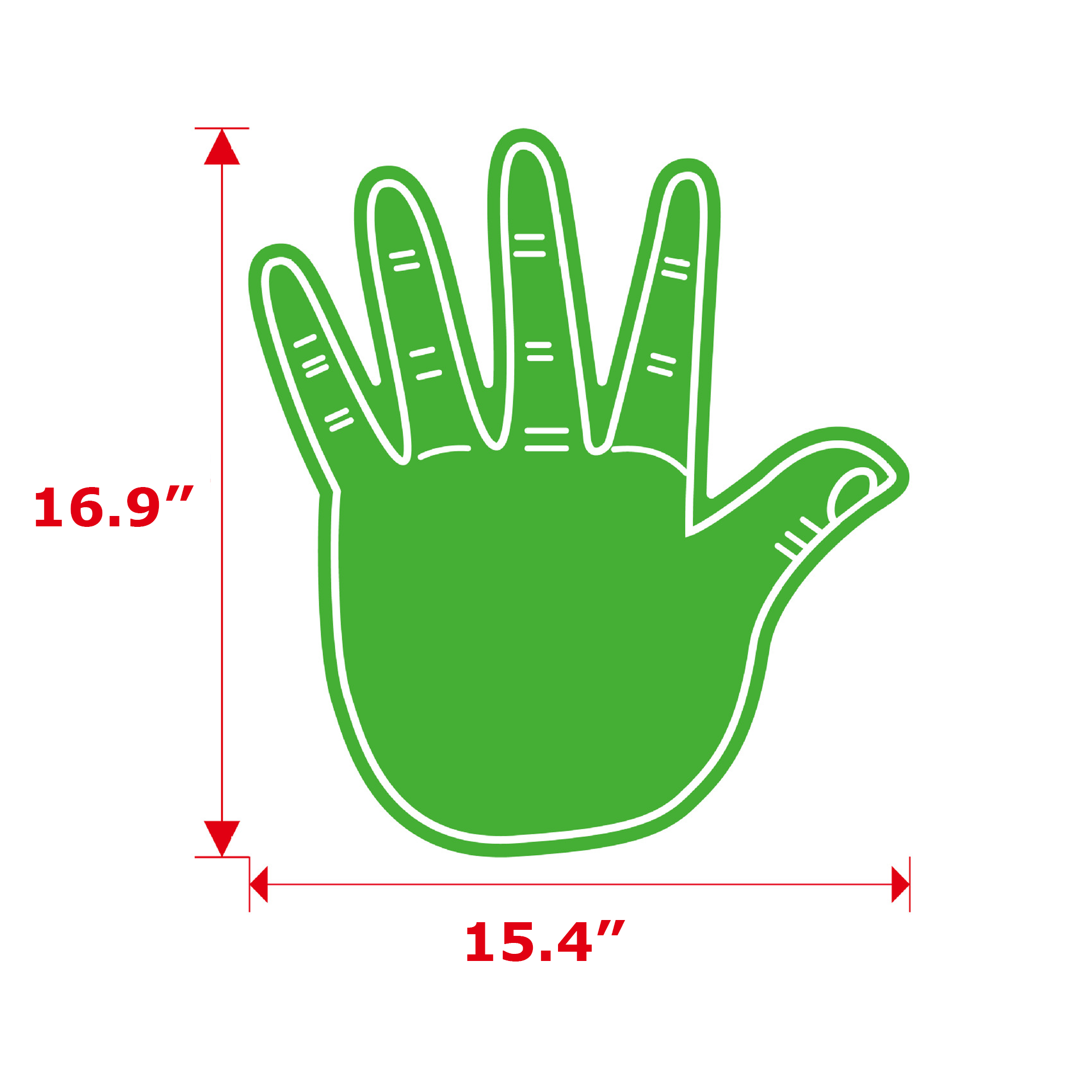 Eva Foam Competition Cheering Gloves 2