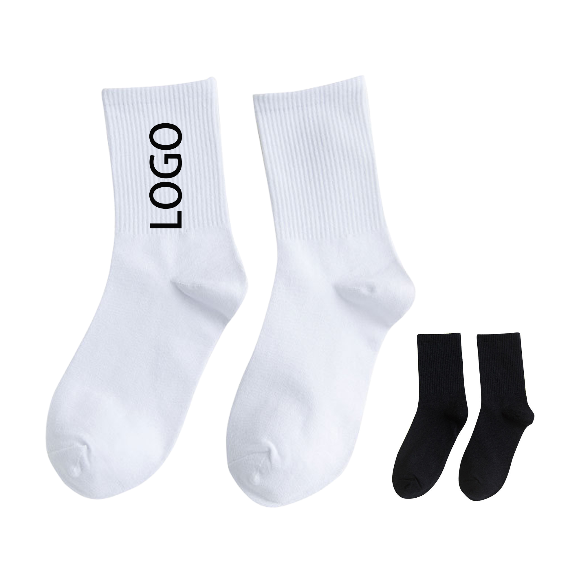 Mid-calf Cotton Socks that are Anti-odor and Antibacterial 2
