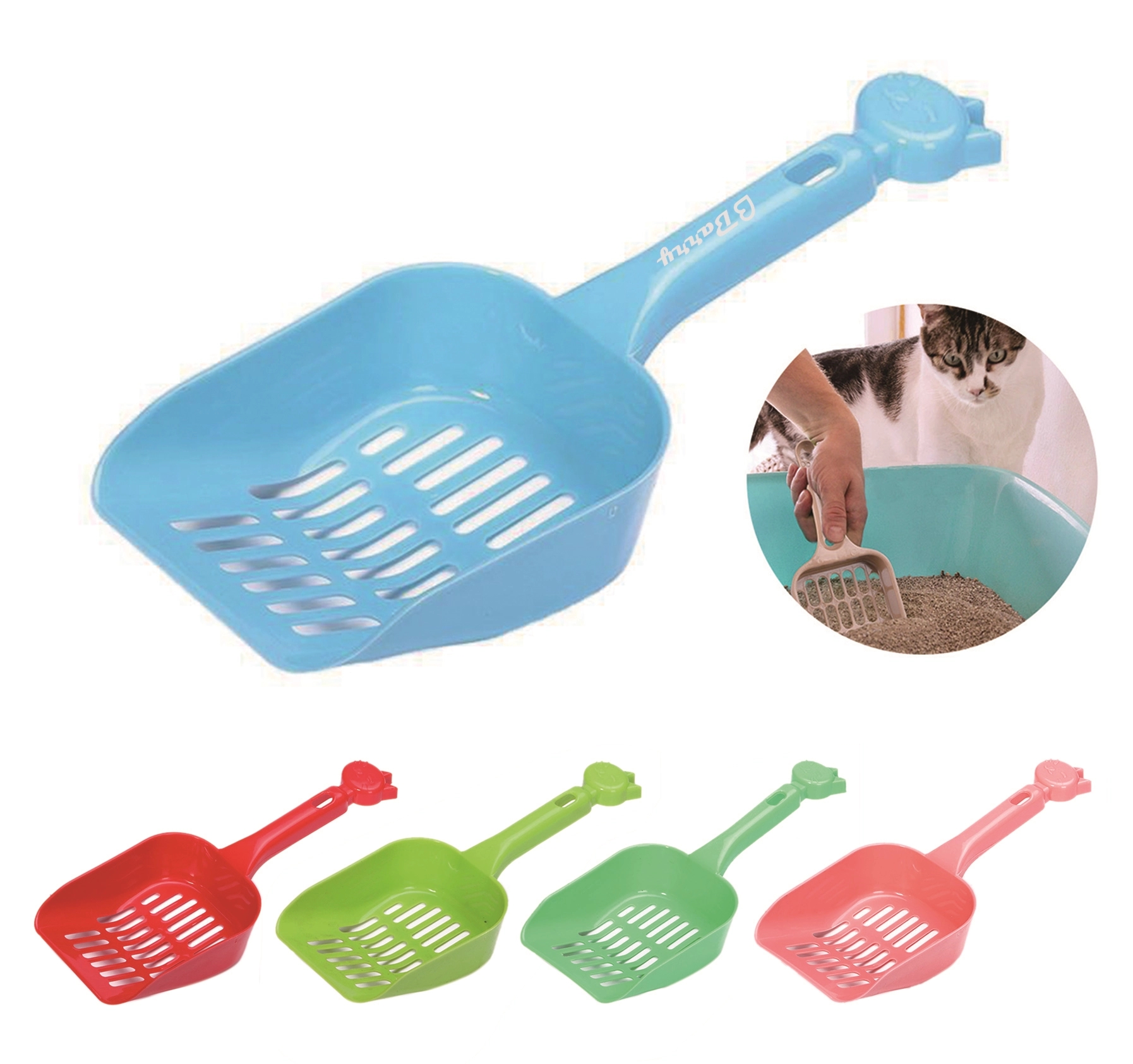 Plastic Cat Litter Scoop 4
