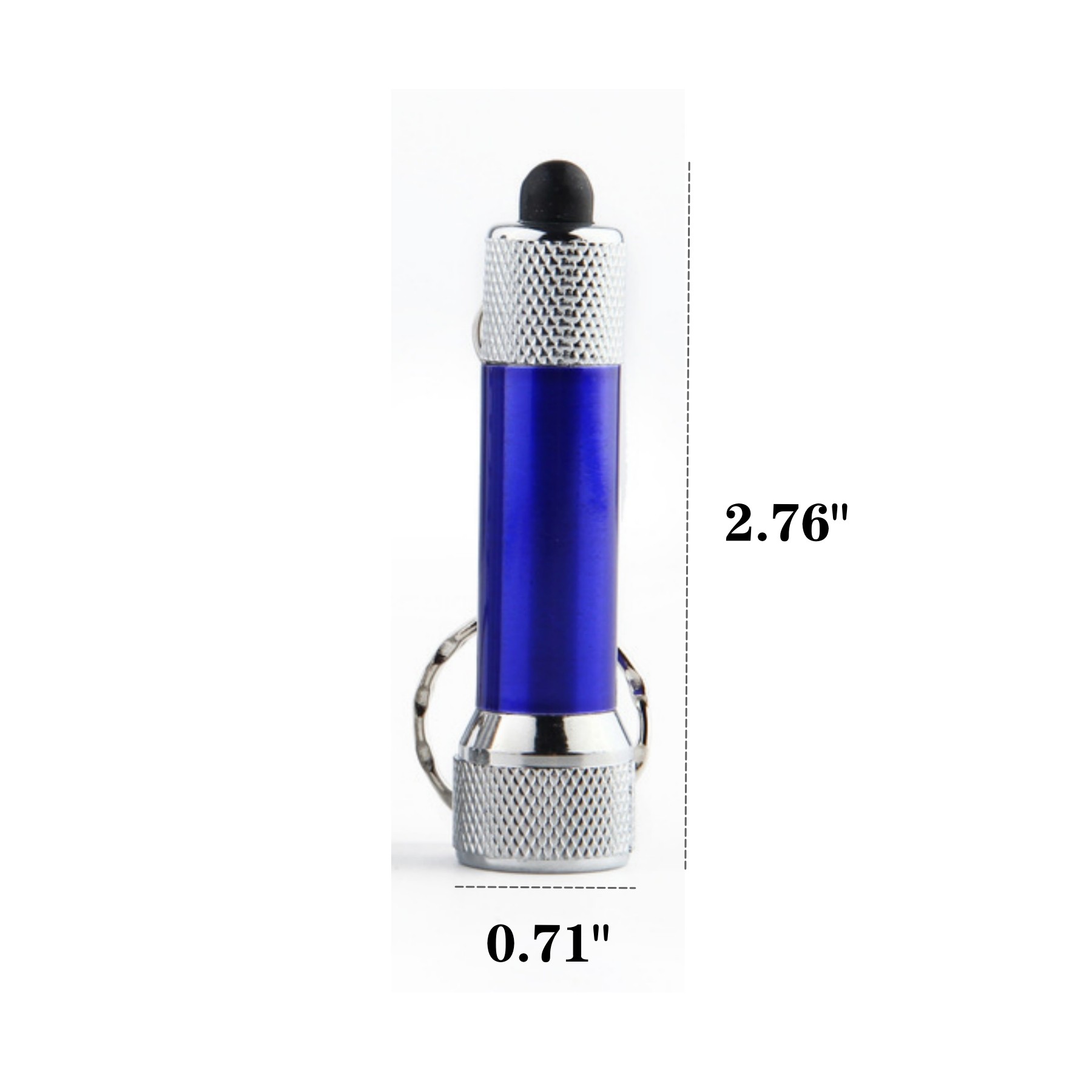 5 LED Mini Aluminum Flashlight Keychain 3