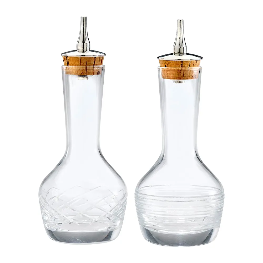 3oz. Glass Bitters Bottle Duo 2