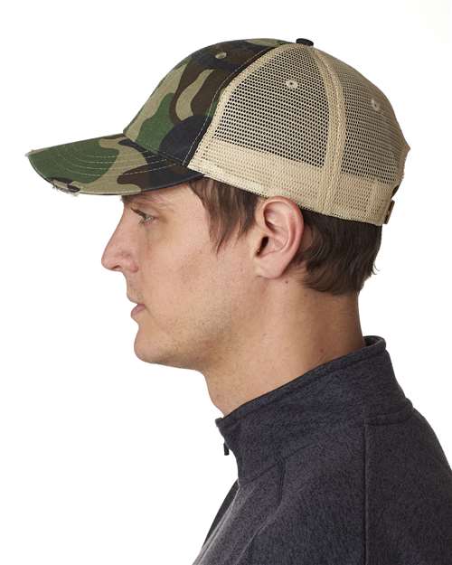 Ollie Distressed Trucker Cap - OL102 43