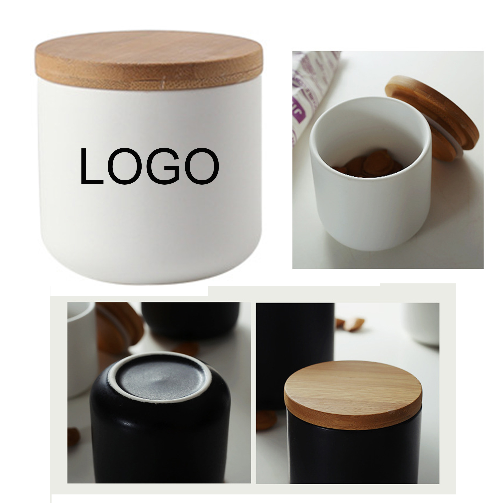 MOQ 50 9oz Ceramic Sealed Storage Tank 2