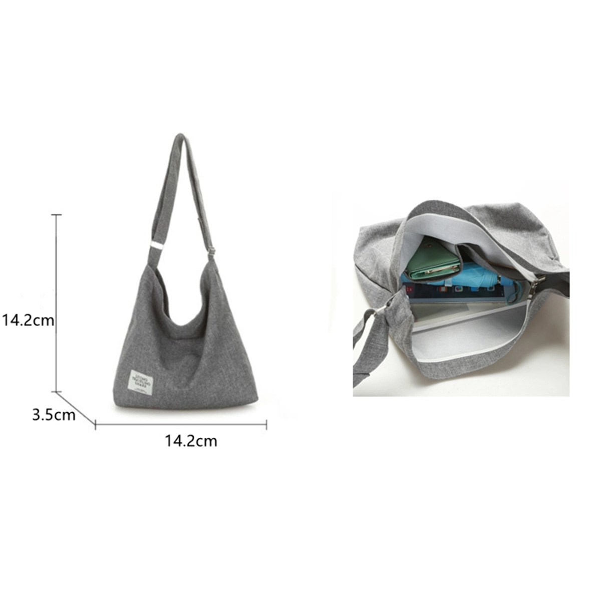Women'S Retro Large Size Canvas Shoulder Bag 2