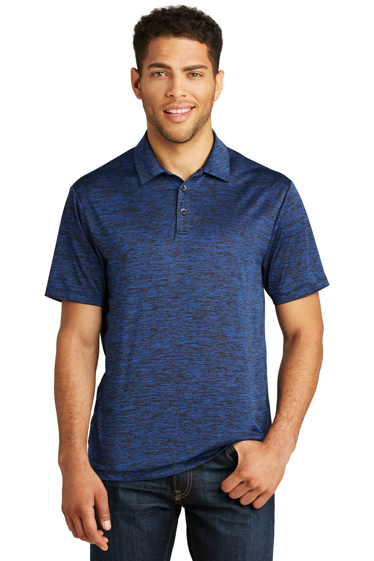 Sport-Tek PosiCharge Electric Heather Polo. ST590 32