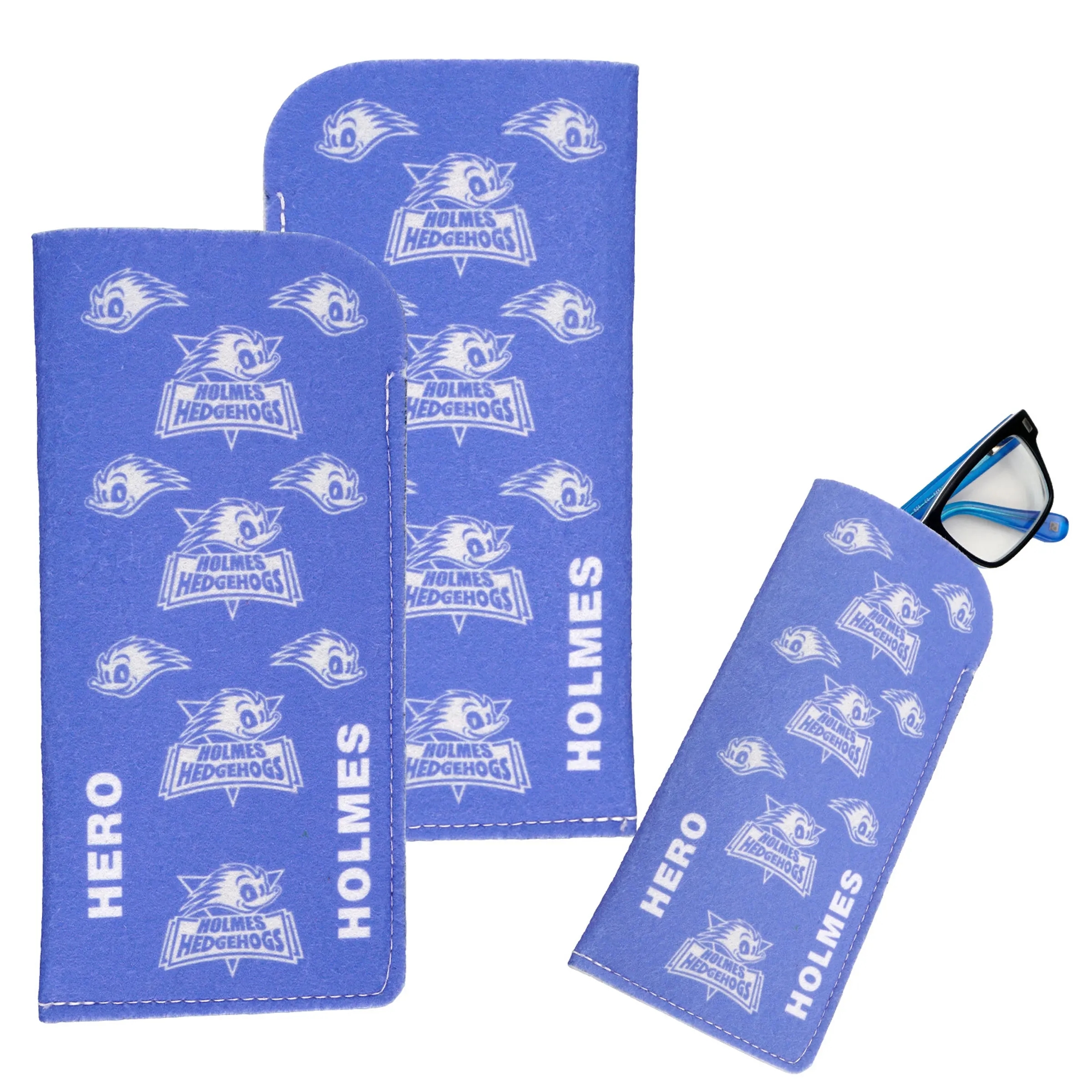 FAUX FELT SUNGLASS POUCH