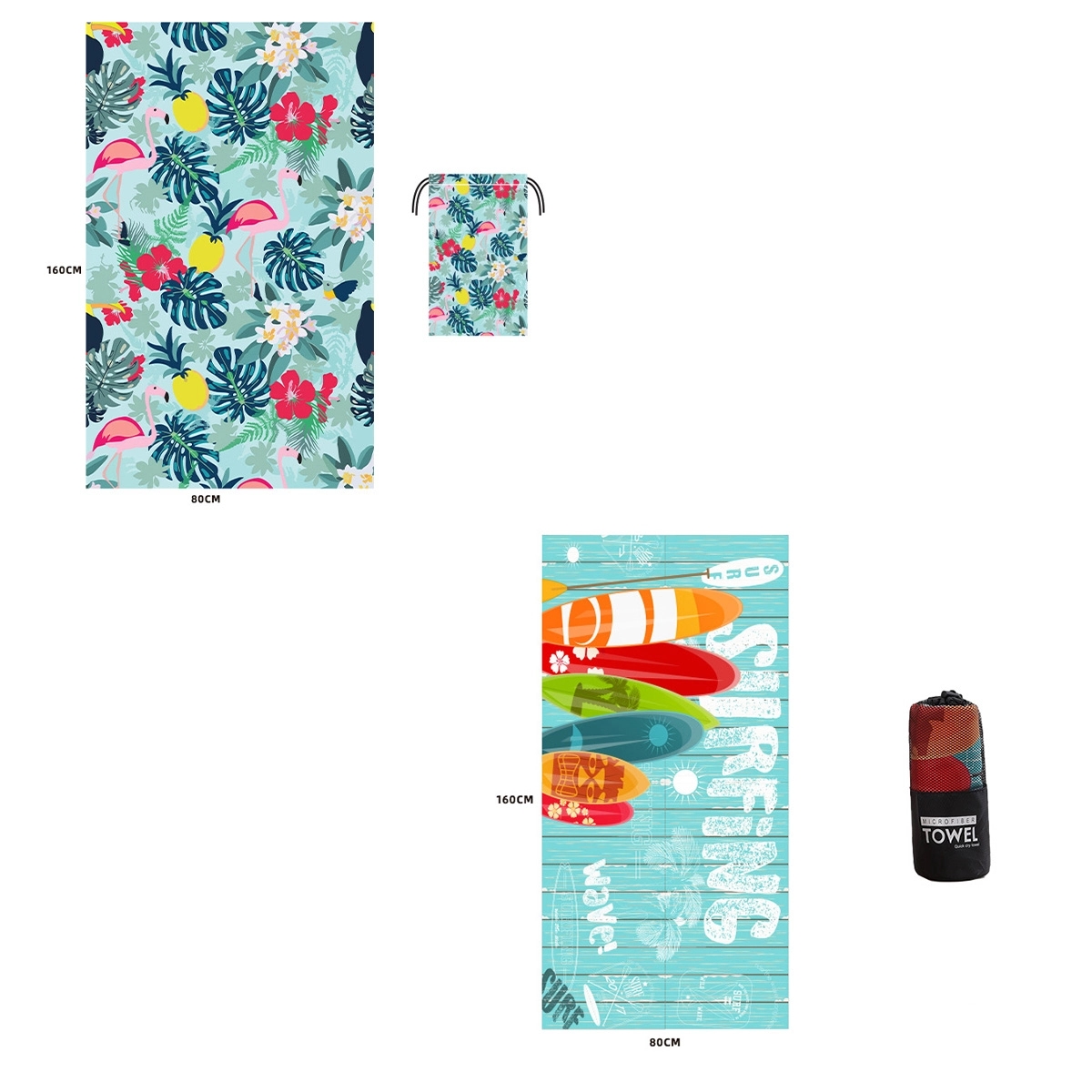 Microfiber Velour Beach Towel 1