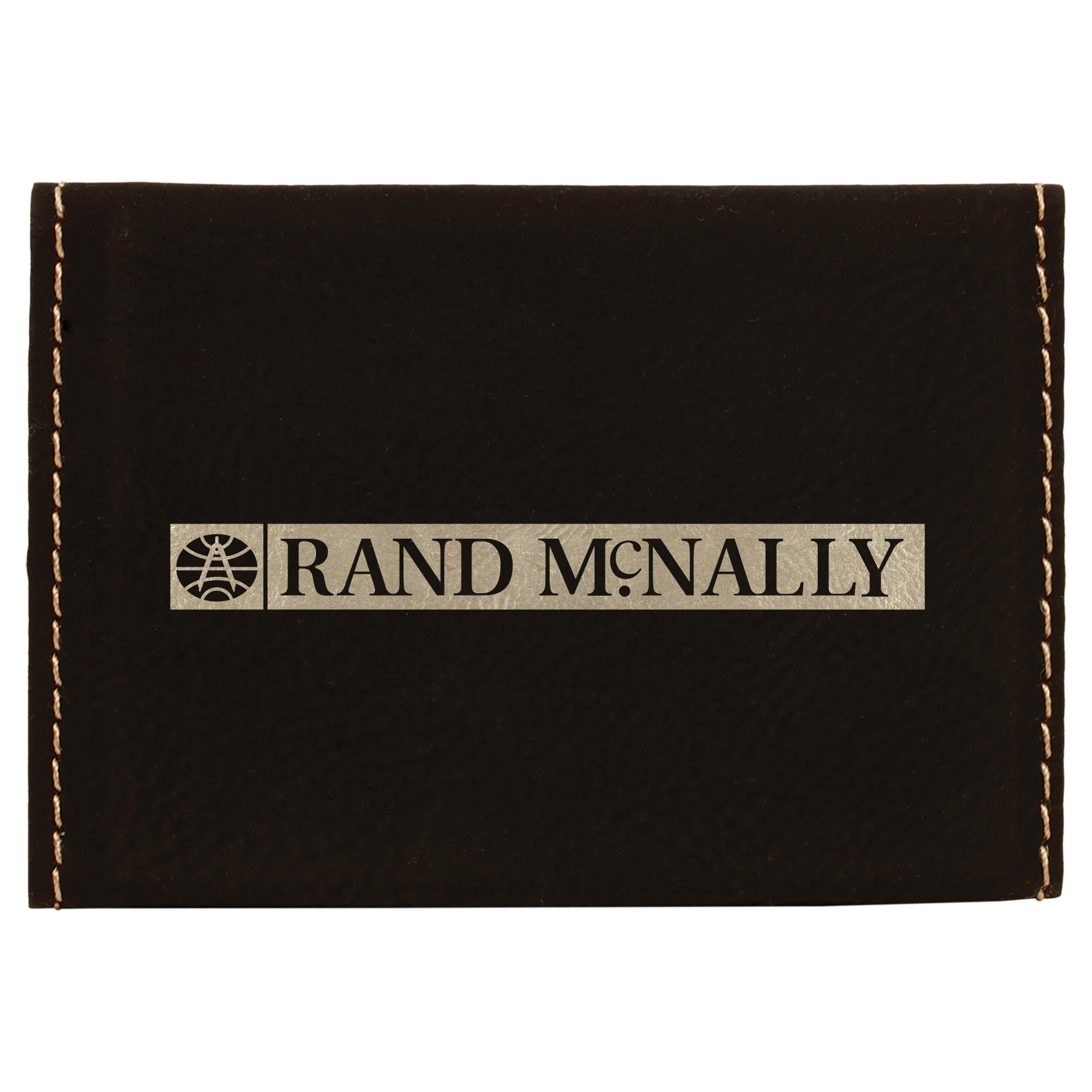 Laser Engraved Leatherette Business Card Hard Case Holder (3.75"x2.75") 6